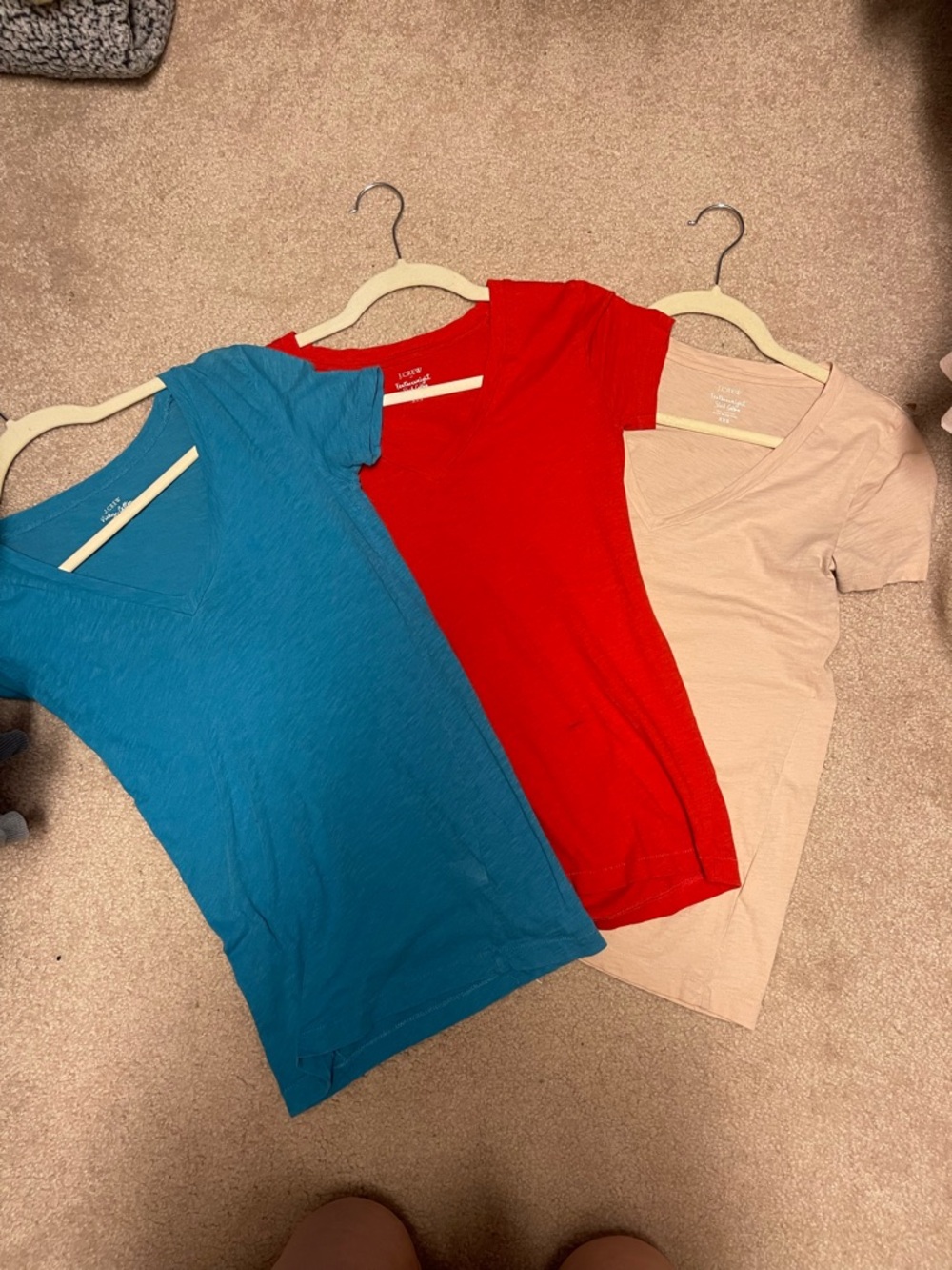 J. Crew Featherweight V Neck Tshirts
